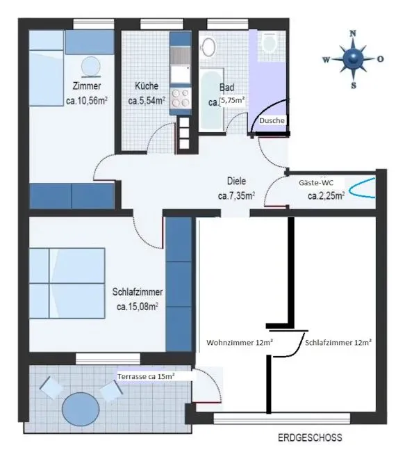 Apartamento Para alugar - 85740 munich DE Image 4